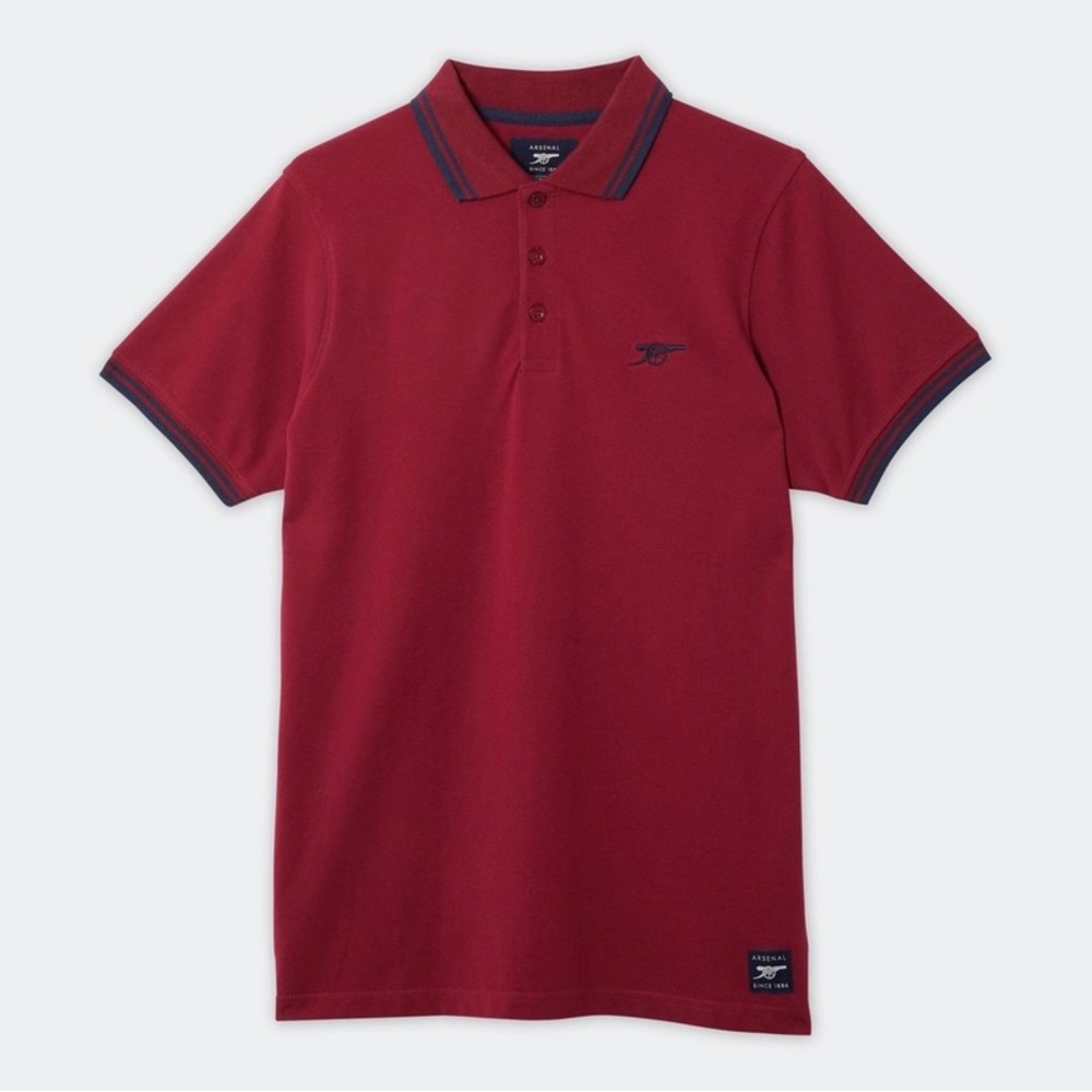 Arsenal 1886 Redcurrant Cannon Polo Shirt Large - New w/ Tags